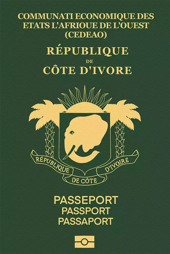 Pasaporte de Costa de Marfil